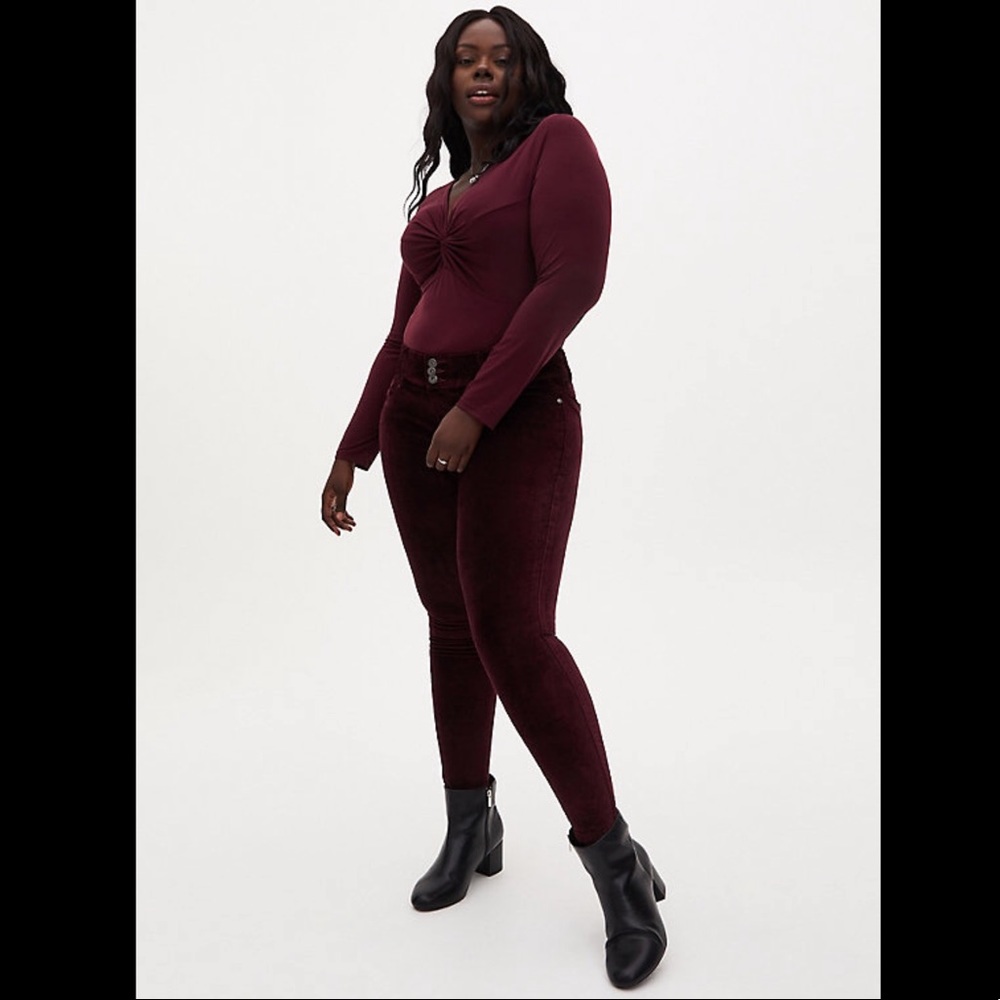 torrid Burgundy Women's Jeggings